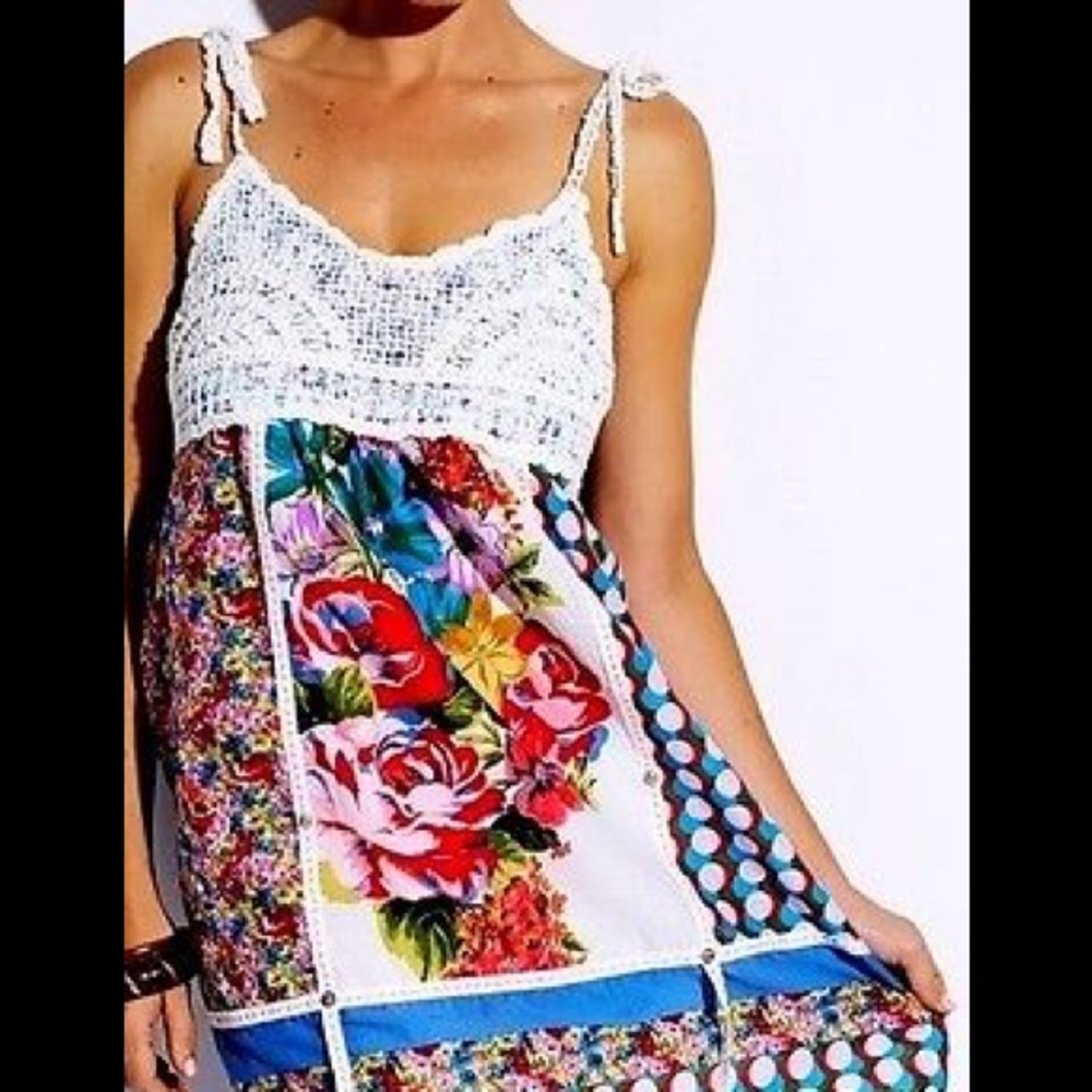 BOHO Festival mini dress by Forla Paris. Size M  NWT